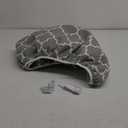 Ironing Board Cover and Pad, Standard Size 15" x 54" Iron Board Replacement Cover, 4 Layers Extra Thick Iron Board Cover Resist Scorching and Staining with Elastic Edge and 2 Fastener Straps (Gray)