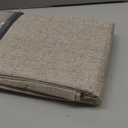 100% Blackout Shield Full Blackout Curtains for Bedroom 84 inch Length 2 Panels Set, Clip Rings/Rod Pocket Faux Linen Black Out Curtains for Living Room, Thermal Insulated, 50Wx84L, Faux Linen