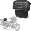 Goldfire Rear Trunk Backrest Pad Razor Chopped Backrest Pad Tour Pack Backrest Pad Fit for Harley Touring Models 2014-2025 Road King Street Glide Electra Glide, Black Woven