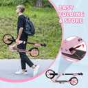 Nattork Kick Scooter for Kids 6+ Years Teens Adults - 220LB Weight Capacity, Front Shock Absorber and Adjustable Handlebar - Smooth Ride with 8" Sturdy Wheels, Ideal for Outdoor Sports
