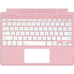 Keyboard for Surface Pro 11/10/9/8/X (13inch), Portable Slim Type Cover for Surface Pro, Wireless Bluetooth Keyboard with Touchpad, Backlits,Built in Pencil Holder,Pink