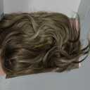 FLUFYMOOZ Ponytail Extension, 26 Inch Drawstring Ponytail Hair Extensions for Women Long Curly Wavy Ponytail Natural Synthetic Hairpiece for Women (26 Golden Blonde with Highlights)