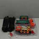 OleFun Christmas Train Set, Electric Train Toys with Water Steam, Sounds & Lights, Model Train Set for Under The Xmas Tree, Railway Kit Gifts for 3, 4, 5, 6, 7, 8+ Year Old Boy & Girl