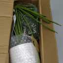 Der Rose 28" Fake Plants Large Artificial Monstera Faux Potted Plants Indoor Tall Tree for Living Room Decor (White)