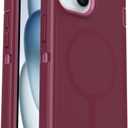 OtterBox iPhone 16e, 15, 14, & 13 Defender Series - Foxberry Pink, screenless, Rugged & Durable, with Port Protection, Snaps to MagSafe