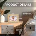 Auntie Gifts Picture Frame 4x6, Aunt Wooden Picture Frame, Christmas Mothers Day Birthday Gifts for Aunt from Niece Nephew, Auntie I Love You Decorative Photo Frames for Desk Decor