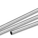 uxcell 304 Stainless Steel Capillary Tube, OD 4mm x 0.1mm Wall Thick 250mm Length Metal Tubing for Industry Machinery, 3Pcs