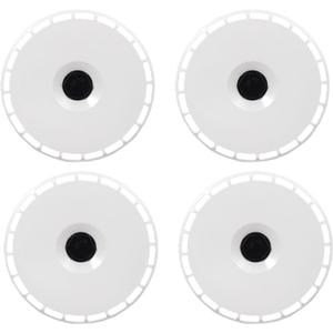 HubCap Compatible For Tesla Model 3 Full Encirclement Auto Wheel Cover Reduce Wind Resistance Hub Cap Car Accessories 2017-2022 2023(Whte 4pcs for M3)