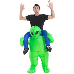 HSCTEK Inflatable Adult Ride On Alien Costume (Large, Green)