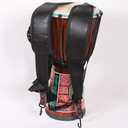 Padded Djembe Shoulder Strap Adjustable African Hand Drum Sling Belt Comfort Shoulder Harness Percussion Accessories Black