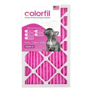 Air Filter by Colorfil | Color Changing Filters for Cat and Dog Odor  20x25x1, 
Pack of 2