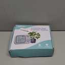 Automatic Plant Waterer Indoor Self Watering System for 15 Potted Plants, Auto Drip Irrigation Kit Programmable Water Timer with Smart Humidity Detection (White)