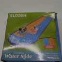 Sloosh 22.5FT Double Water Slides, Heavy Duty Lawn Slip and Slide with Sprinkler and 2 Inflatable Boards Backyard Yard Lawn Summer Outdoor Water Toy for Kids Adults