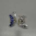 Lawie Clear Gold Blue Brown Crystal Gems Glitter Sparkly Fancy Plastic Octopus Hair Claw Clips Bling Jeweled Jaw Barrettes Hair Grips Clamps Buns Decorative Hair Accessories for Women Girls Two Missing