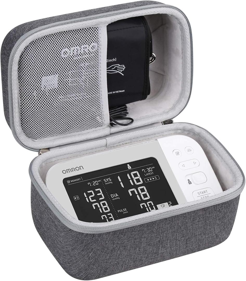 Aproca Case Compatible with OMRON Platinum Gold Blood Pressure Monitor, Portable Storage Bag for Accessories (Case Only) (BP5450/BP5350 case)
