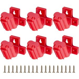 6 Packs Tool Holder Mount Compatible for Milwaukee 12V Drill Tool Hanger Power Tool Storage
