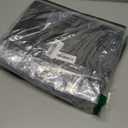 Oterri 2 Pack File Organizer Boxes with Lids, File Box with Mesh Pockets, Document Organizer Box for File Folders Letter Size, Zippers Filing Box for Home, Office, School (Grey, Without Folders)