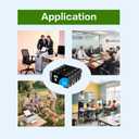 BeOne 822XL Ink Cartridges High Yield Remanufactured Replacement for Epson 822XL Ink Cartridges for 822XL Printer for Epson WF-3820 WF-4820 WF-4830 WF-4833 WF-4834 WF-3823 Printer (5 Pack)