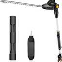 HEINPRO Pole Hedge Trimmer Cordless Compatible with Dewalt 20V MAX Battery, Hedge Trimmer with Extension Pole Up to 14-Feet Reach, 18-Inch Pole Trimmer for Hedge Trimming (Tool Only)