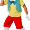 Fun Shack Mens Puppet Costume, Book Characters Costume Adult, Mens Halloween Puppet Costume, Halloween Costumes for Men (X-Large, Yellow)