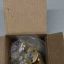 OwnMy 4PCS Universal Brass Stem Casters, 1 Inch Furniture Casters Wheels, Heavy Duty Swivel Casters 360 Degree Rotation, Metal Coffee Table Wheels Casters for Chairs Trunk Box Trolley Cabinet