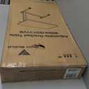 Vaunn Medical Pneumatic Adjustable Overbed Bedside Table With Wheels (Hospital and Home Use) (Walnut Brown)