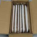 glowworm Porcelain Appetizer Plates Set of 6, 8.5 Inch Rectangular Salad Plates for Sushi, Dessert, Christmas Serving Platters, Serving Tray for Party, Microwave & Oven Safe, Bohemian