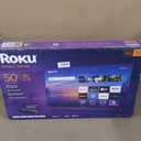 Roku Smart TV 2025  50-Inch Select Series, 4K HDR TV  RokuTV with Enhanced Voice Remote  Flat Screen LED Television with Wi-Fi for Streaming Live Local News, Sports, Family Entertainment