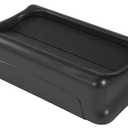 Rubbermaid Commercial Products Slim Jim Trash Can Swing Lid, Black, Plastic, Compatible with 16/23 Gallon Slim Jim Containers/Garbage Can, For Kitchens/Classrooms/Offices/Back of House
