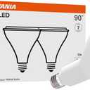Sylvania ECO LED PAR38 Light Bulb, 90W = 14W, 7 Year, Non-Dimmable, 1000 Lumens, Clear, 3000K, White  2 Pack (40881)