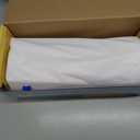 Niuara White Plastic Table Cover Roll - 54IN x 300FT, Table Cloth for Rectangle Table with Slide Cutter, Plastic Table Cloth Disposable with Cut-to-Size Design for Weddings, Banquets, Parties