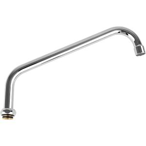 Brass Swivel Swing Nozzle Spout Replacement Kit for Most T and S Commercial Kitchen Sink Faucet, 12" Spout Reach with MAX 2.2 GPM Aerator