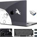 CISSOOK Case for MacBook Pro 14 Inch M5 M4 M3 M2 M1 Chip 2025 2024 2023 2022 2021 Release Model A3434 A3112 A3185 A3401 A2992 A2918 A2779 A2442, Hard Shell Cover for MacBook Pro 14 - Astronaut