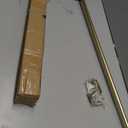 H.VERSAILTEX Window Curtain Rods for Windows 28 to 48 Inches Adjustable Decorative 3/4 Inch Diameter Single Window Curtain Rod Set with Classic Finials, Champagne Gold