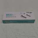 304 Stainless Steel Sturdy Microwave Shelf Bracket Wall Mount Kit Foldable Stretch Wall Mounted Rack Shelf Oven Stand Shelf Rack 2Piece with Screws, 200X220mm 8X8.5Inch, Black