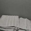 American Soft Linen Luxury 6 Piece Towel Set, 2 Bath Towels 2 Hand Towel 2 Washcloths, 600 GSM 100% Cotton Turkish Towels for Bathroom, Silver Grey Towel Sets