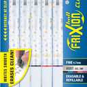 PILOT FriXion Clicker Erasable Design Collection Dots, Refillable & Retractable Gel Ink Pens, Fine Point (0.7mm), Assorted Ink, 5-Pack (15220)