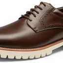 Bruno Marc Men's Lace-Up Comfortable Fashion Oxfords Shoes (9, Dark Brown)
