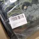 Bavni Floral Dark Green Area Rugs 8x10, Vintage Boho Carpet Machine Washable, Non Slip Soft Low Pile Thin Rug for Bedroom, Living Room, Dining Room, Nursery