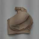 Vanity Fair Womens Full Figure Beauty Back Smoothing Bra, 4 Way Stretch Fabric, Lightly Lined Cups Up to H (36C, Wirefree - Beige)