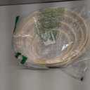 Gukasxi 12pcs 4Sizes (6/8/10/12 inch) Wooden Bamboo Floral Hoop Wreath Macrame Craft Dream Catcher Hoops Rings for DIY Weddding Wreath Decor, Macrame Dreamcatcher, Wall Hanging Crafts