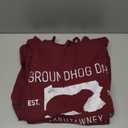Retro Vintage Groundhog Day Punxsutawney PA Distressed Pullover Hoodie, L
