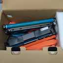 210A Toner Cartridges 4 Pack Compatible Replacement for HP 210A 210X 210 Toner for HP Color Laserjet Pro MFP 4301fdw 4301fdn Pro 4201dn 4201dw Printer Ink W2100A W2100X High Yield (B/C/M/Y, With Chip)