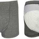 1 Pair Washable Urinary Incontinence Underwear for Men, Breathable Cotton Adult Leakproof Underwear Boxer, Reusable Incontinence Protective Briefs for Light Leaks (XX-Large = Asian Size Tag 3L)