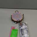 ijbnhd Mandala Diamond Painting Coasters Kit with Holder, DIY Diamond Art Coasters Cork Wooden Pad Board Double Layer is Strong and Wear-Resistant for Beginners Adults Art Craft Supplies Gift 4X4IN