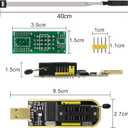 ABSOK SOIC8 SOP8 Flash Chip IC CH341A USB Programmer Flash BIOS Chip USB Programmer Module SB Programmer+SOP8 Clip+Adapter