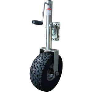 Beach Boat Trailer Jack, 13.38in Trailer Jack Wheel, Heavy-Duty Bolt-On Swivel Tongue Jack, 2000lb Capacity, 11in Vertical Load (2000lbs/900kg) (2000LBS/900KG)