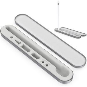 AHASTYLE Compact Carrying Case Holder for Apple Pencil Pro, Apple Pencil (USB-C), Apple Pencil 1st / 2nd Generation Hard Storage Box [Apple Pencil and Accessories not Include] for iPad Pen (Gray)