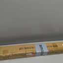 Warm Gold Double Curtain Rods 72-144" (6-12ft), Decorative Double Drapery Rod with Cap Finials, 1 Inch Front and 5/8 Inch Back Heavy Duty Double Window Rods, Adjustable Dual Curtain Rod Warm Gold