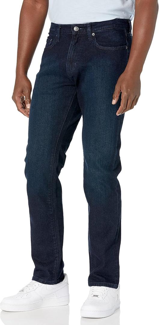 Amazon Essentials Men's Athletic-Fit Stretch Jeans, Blue, 33W x 30L